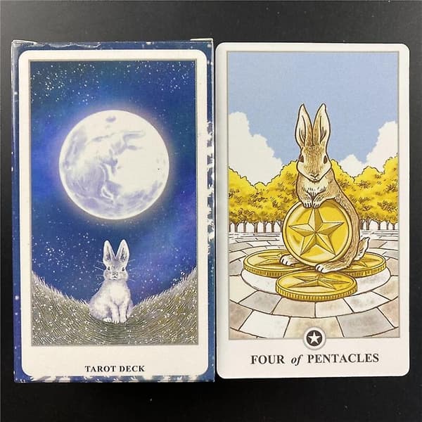 Kanin Tarotkort Sæt [Engelsk, 78 kort, PDF-Manual]