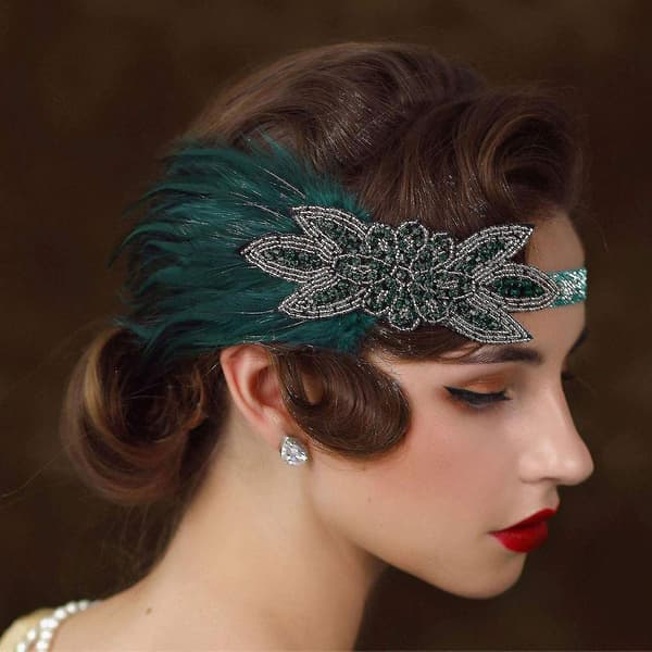 20'er-tilbehør Gatsby-tilbehør 1920'er Flapper Great Gatsby-tilbehørssæt, 100% NewCJY