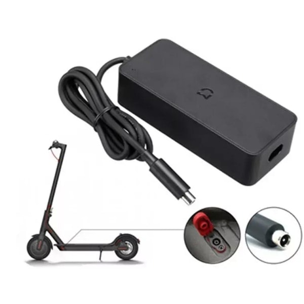REMAKE Xiaomi Elektrisk Løbehjul Oplader - Original Scooter1S/Lite/Pro/3