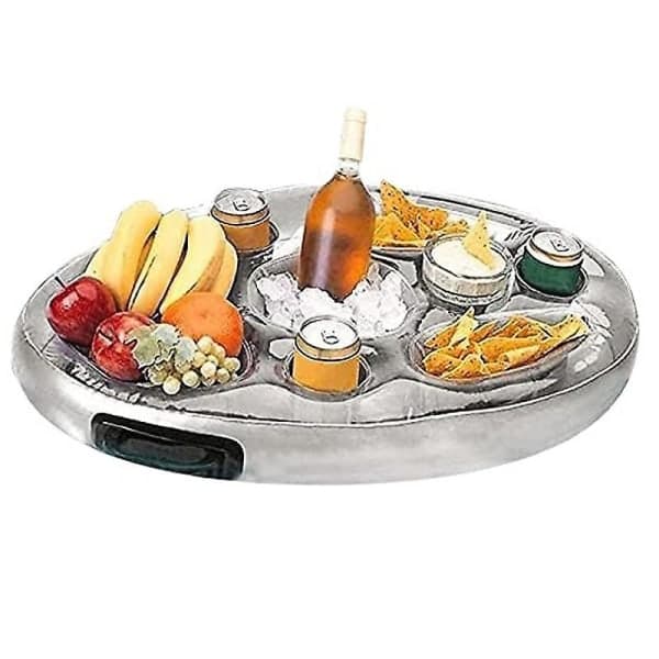 IC PVC Oppustelig Poolbakke med Drikkeholder