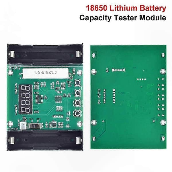 18650 Lithium Batterikapacitetstester med Spændingsindikator Modul til MaH/MwH Måling