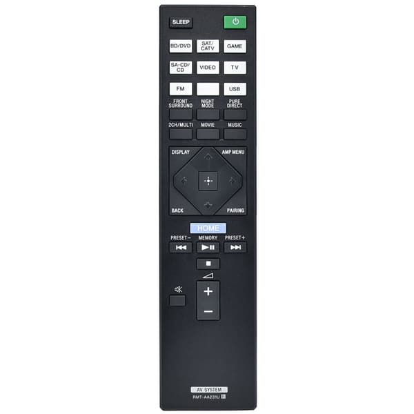 RMT-AA231U Fjernkontroll for STR-DH770 STR-DN1070 STR-DN1080 Videomottaker Tilbehør
