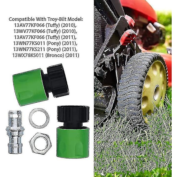Däcktvättsats Kompatibel Med Mtd, Troy-bilt, Craftsman Gräsklippare, Cub Cadet Däcktvättadapter