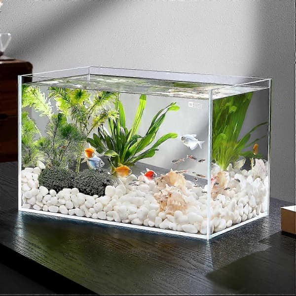 Smart digital displayvarmer for akvarier, 50W automatisk temperaturkontroll