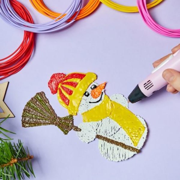 30-pak - Filament PLA til 3D pen - 1,75 mm x 3 m Multicolor Multicolor multifärg