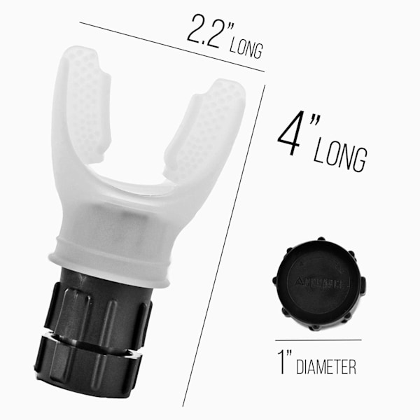 Lungtrener og pustetrener - Forbedre lungekapasitet og respiratorisk terapi - Inspiratorisk/ekspiratorisk muskel trener black