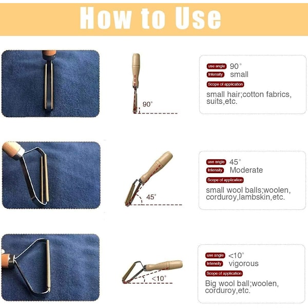 Paket för att ta bort katt- och hundhår - Matta, Kläder, Återanvändbar Lint Remover Roller Razor Scraper Rengörare