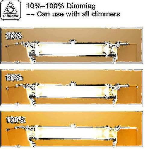 5-pack R7s Halogenlampa 118mm 200w 230v R7s Halogenstav 118mm Halogenlampa R7s Dimbar Halogenstav