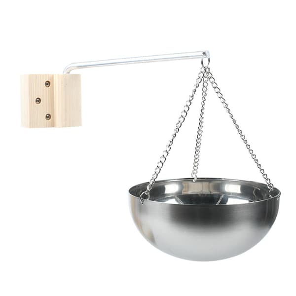 Silver Rostfritt Stål Bastu Aromskål Elegant Set För Avkoppling Bastu Rostfritt Stål Aromskål
