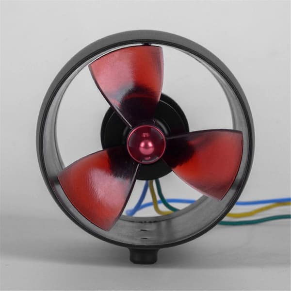 400W Borstlös Motor Undervattenstruster för Kajaker Paddleboards Medurs Black