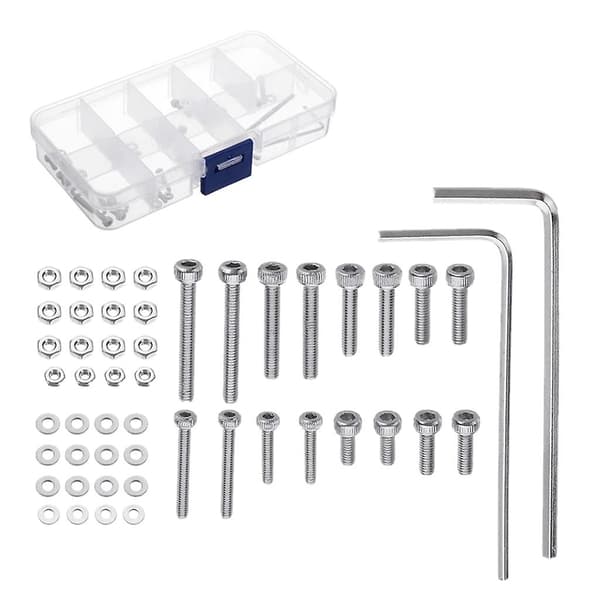 50 Stykker M2.5 Universal Pladespiller Headshell Pickup Monteringssæt Metal Jern