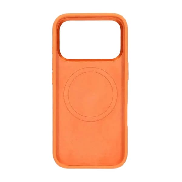 Mobilskal Silikon Magsafe og Stativ iPhone 17 Pro - Oransje