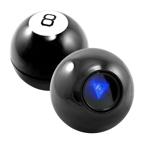 Mystisk 8-ball Sort Black Svart