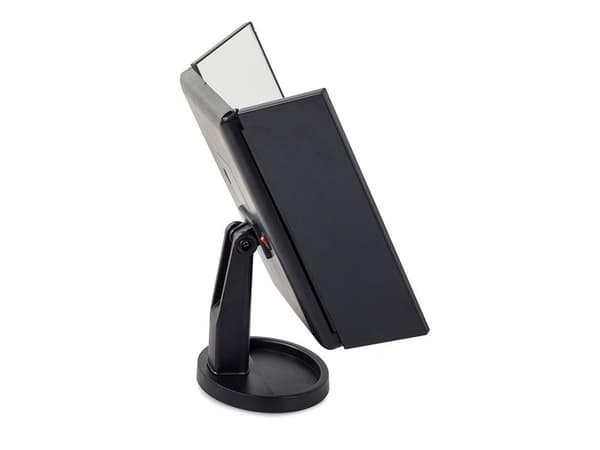 3-in-1 LED-meikkipeili - Meikkipeili - Meikkipöytä Black black