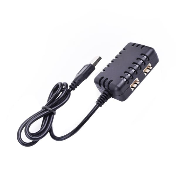 7.4V USB-opladerkabel med 2 XH-3P-stik til LiPO Li-Ion RC-legetøjsbatteri