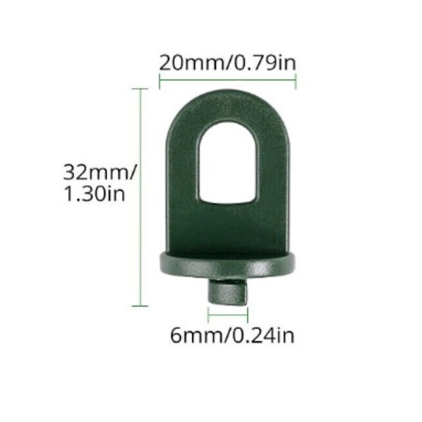 50 stk. Drivhusklips for Planter, Avlingsklips, Drivhushengeklips, Avlingskroker