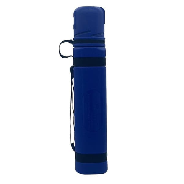 Blå 14,3LB Guard Sveisestav Oppbevaringsrør Beholder med Stropper Blue