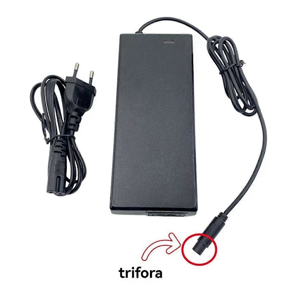 58,8V 2A Batterioplader til Kukirin Elektriske Scootere Oplader Reservedele Elektrisk Scooter Tilbehør P Black