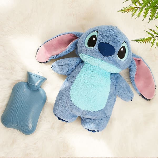 Stitch Animation Vinter Ekstra Stor Plys Termokande Flaske Hånd C