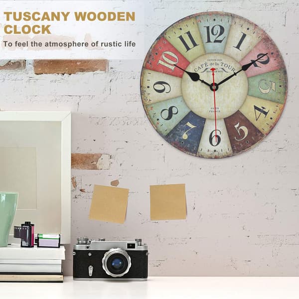 Vintage Retro Wall Clock - Silent Industrial Design Modern Clock CJY