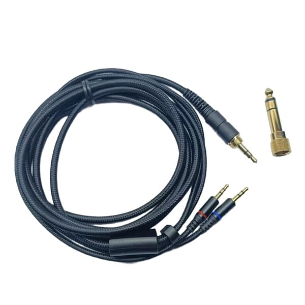 Hovedtelefonkabel til V10 X3 Hovedtelefoner Ledning 3,5 mm til Dobbelt 2,5 mm Kabel