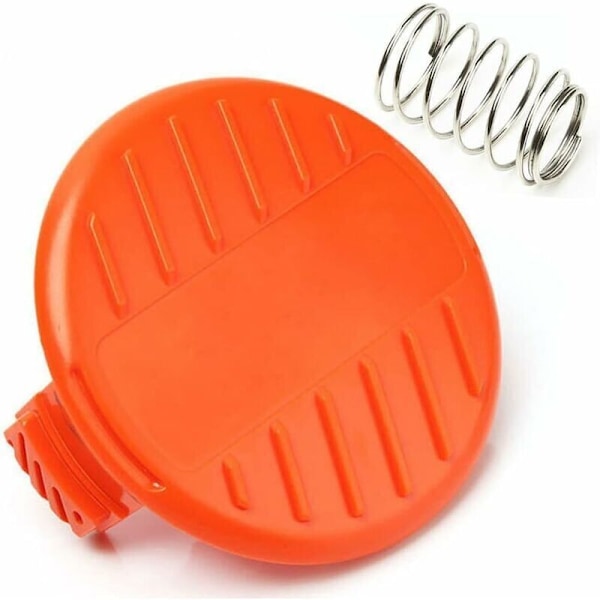 1 stk Spoledeksel + Fjær Reservedeler for BLACK+DECKER STC1815 GL4525 Gress Trimmer 385022-03..