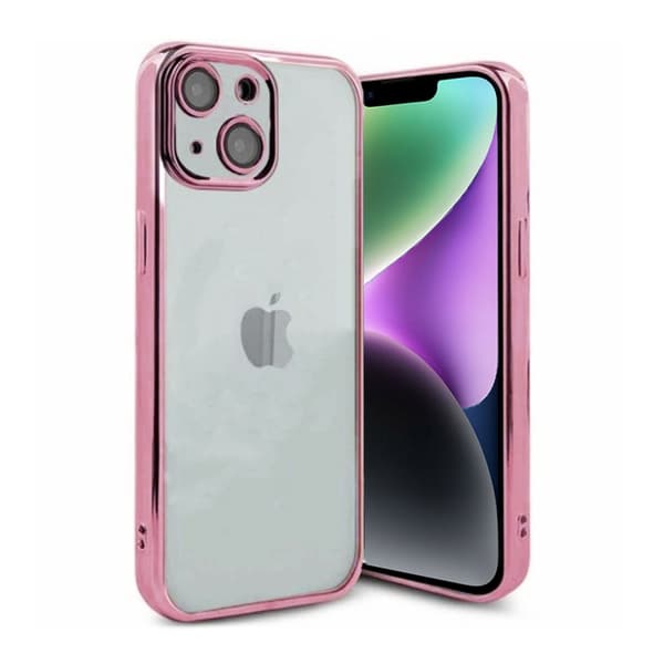 Luksuriøst Mobilskall iPhone 14 - Rosa Pink Rosa