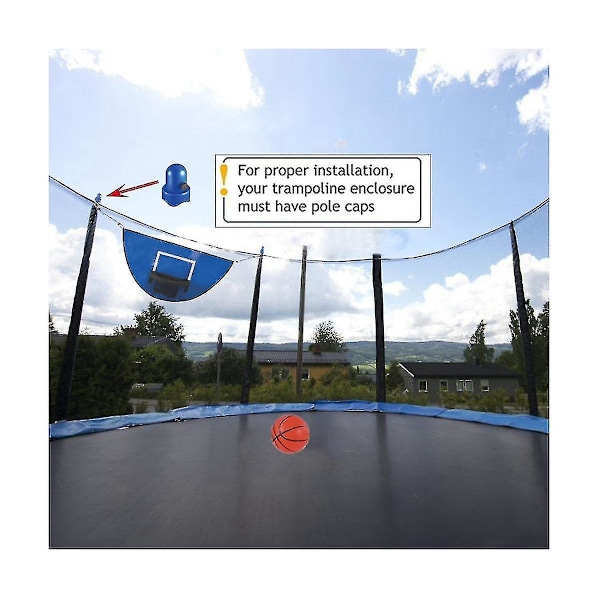 Trampoline basketball med mini basketball Enkel å installere basketball Trampoline for pauser