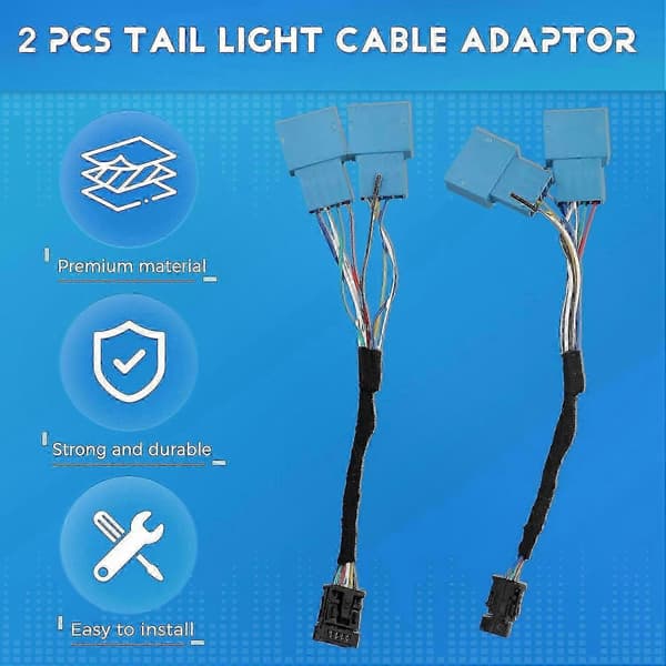 2x LED Baglygte Kabeladapter til MINI F54 Clubman Union Jack Eftermontering