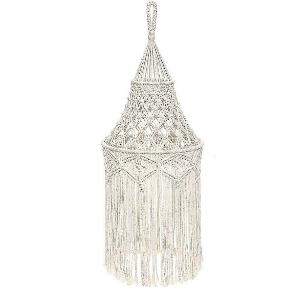 Macrame Lampshade Boho Hanging Pendant CJY