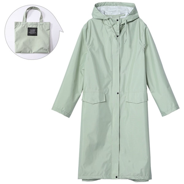 Long raincoat Trendy wind and rain jacket for adults