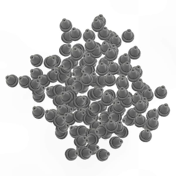 Silikonmunstycken för duschmunstycken, 50-pack, 7 mm spraypip för köks- och rengöringsbruk Light Gray