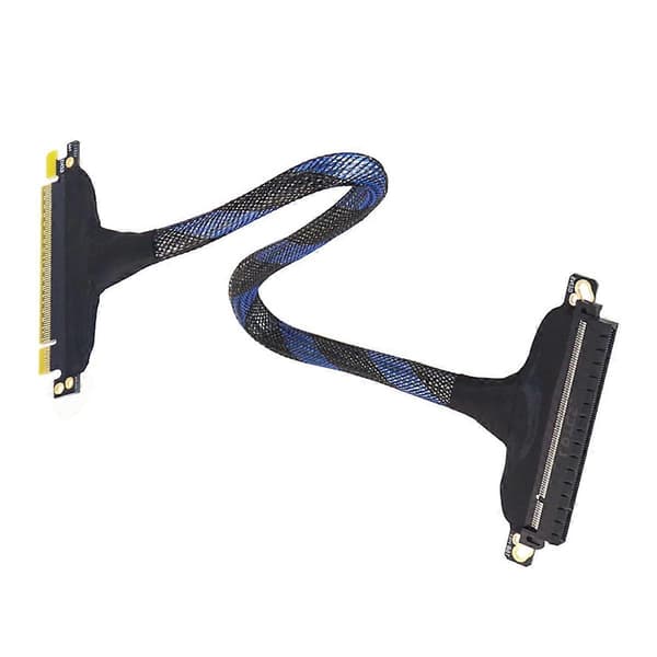 PCIe 5.0 X16 forlængerkabel PCI-E Gen5 højhastigheds tabsfri kabel GPU-forlængerkabel til RTX5090 Gr Black 40cm