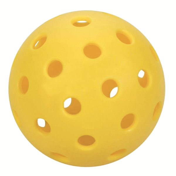 12-pack, luftövningsgolfbollar 40 hål 74 mm, pickleball med hög elasticitet (gul) yellow
