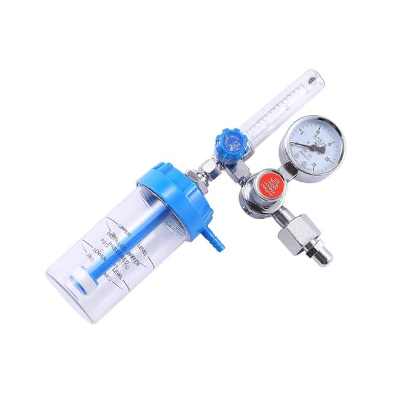 Syremätare .YX11A Bojtyp Syreinhalator Mätare Tryckreduceringsventil Tryckregulator G5/ Silver