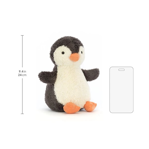 Jellycat Amusing Peanut Penguin Plysjleketøy Medium 24cm