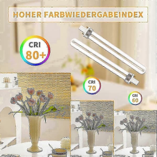 2-pack 11W CFL Varmvit 2700K 890LM 2-stifts sockel Hemmabelysning
