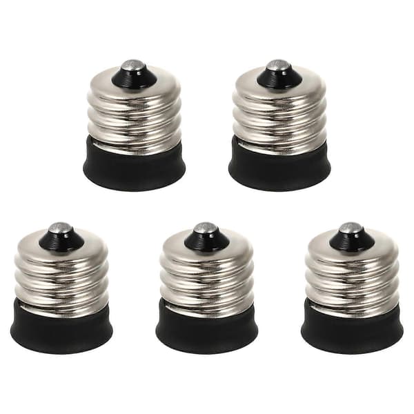 5 st Menorah Glödlampa Adapter E17 E14 Ljusadapter E14 Glödlampa E14 Sockel E17 E14 Basadapter 2.1X1.7X1.7CM