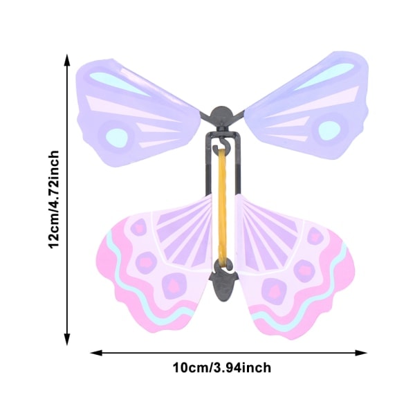 Magiske flygende sommerfugl-flykort 10 stk