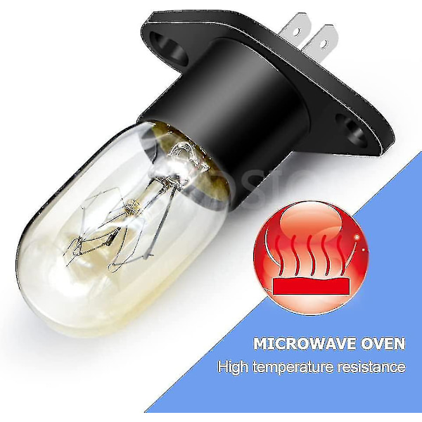 Mikrobølgeovn Lampe T170 Base 230v 20w Mikrobølgeovn Lampe For Universal Mikrobølgeovn Lampe Pære, Varm Hvit