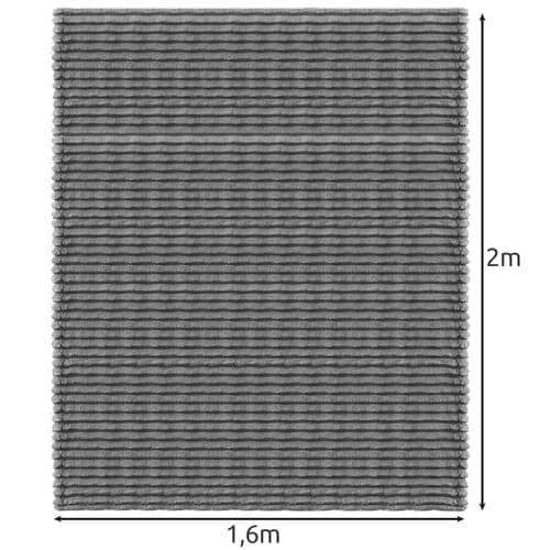 Kaksipuolinen peitto - 1,6x2 m