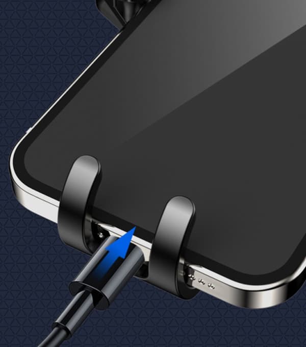 Universal biltelefonholder for luftventil