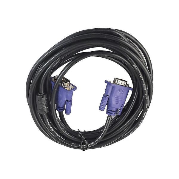 5 meter PC-kabler Datakabel VGA-ledning Datamaskin VGA-kabel