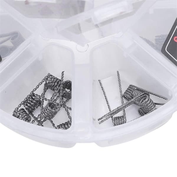 8-i-1 Clapton Coil Flat Twisted Mix Twisted Fused Clapton Coil