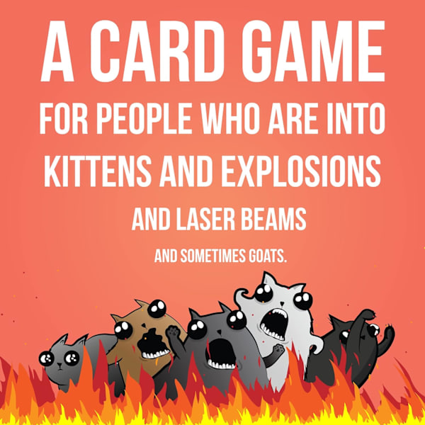 Exploding Kittens Barking Kittens Laajennuspakkaus - Exploding Kittens - Korttipeli Aikuisten, Teinien ja Lasten - Hauska Perhepeli