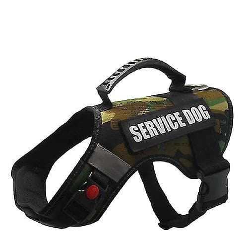 Reflekterende servicehundesele vest