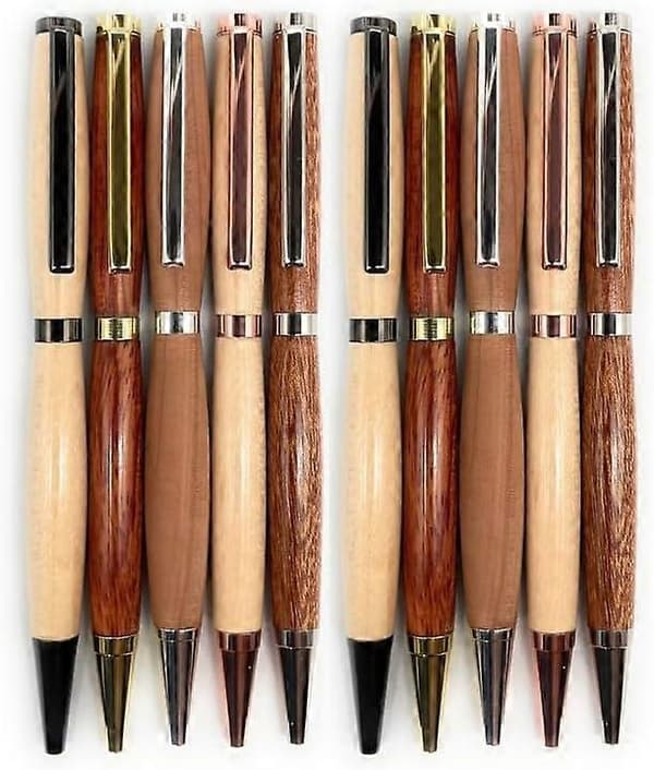 Slimline pennsett for tredreiing, flere utførelser, 7 mm vripennsett