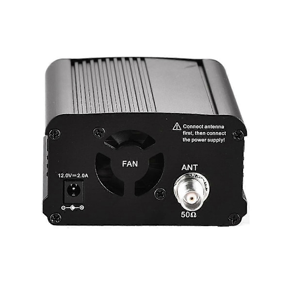 FM-sender for CZE-7C 7W Lang Rekkevidde for Drive-in Kirke, Skole & Supermarked Arrangementer, Perfekt for Lysshow og Konferansestereo