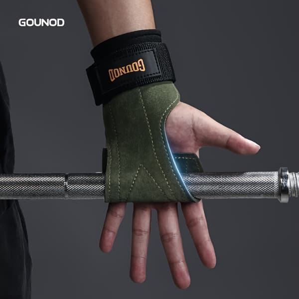 Multi-farvede Gymnastik Palm Grips og Håndledsløftestropper language