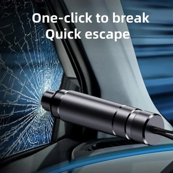 Safe Pro X Car Emergency Escape Tool, Automatic Window Hammer for Land and Underwater (2 Pcs-B)